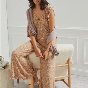 Anthropologie Matilda ruffled jumpsuit. Size medium. Never worn.
